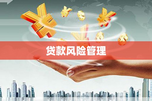 南平贷款风险管理