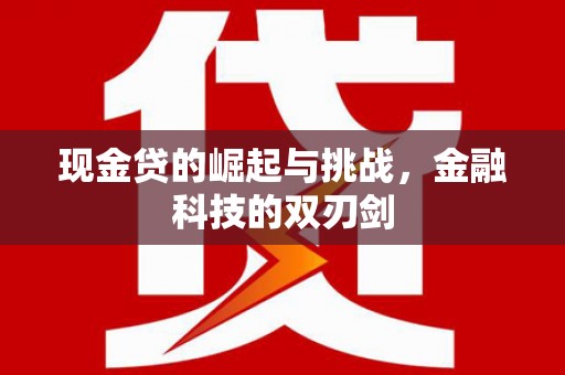岳塘现金贷的崛起与挑战，金融科技的双刃剑