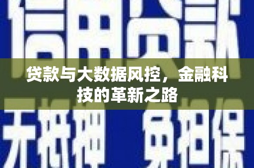 宣化贷款与大数据风控，金融科技的革新之路