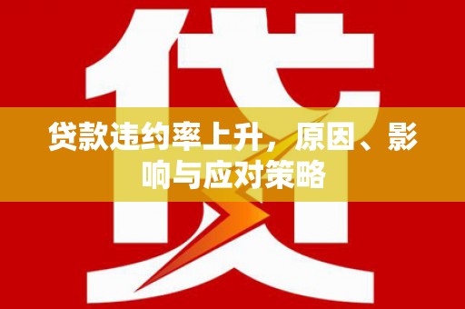 平陆贷款违约率上升，原因、影响与应对策略