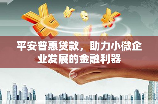 新津平安普惠贷款，助力小微企业发展的金融利器