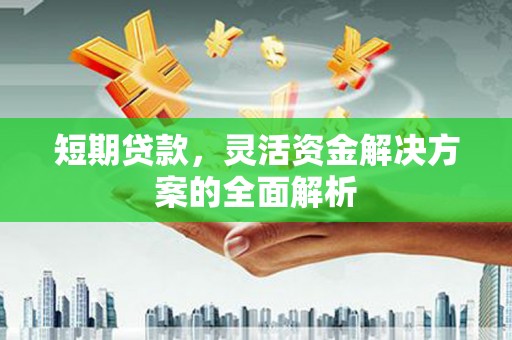 闸北短期贷款，灵活资金解决方案的全面解析