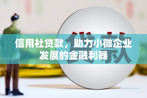 金城信用社贷款，助力小微企业发展的金融利器