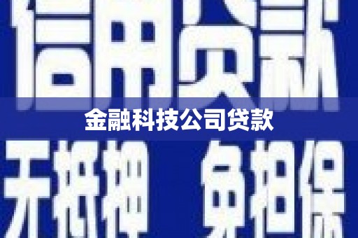 乌伊岭金融科技公司贷款
