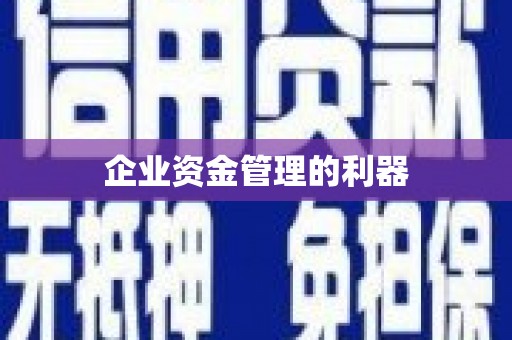 田家庵企业资金管理的利器